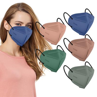 Gesichtsmaske 50er Pack, Masken 5-lagige atmungsaktive Maske mit elastischer Ohrschlaufe, Einweg-Atemschutzmaske gegen
