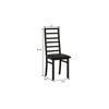 Chaises de salle à manger - MUVOE - Lot de 4 - Métal et cuir PU - Noir - Confort optimal