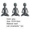 Funny Praying Statue Delicate Resin Anti-deform
