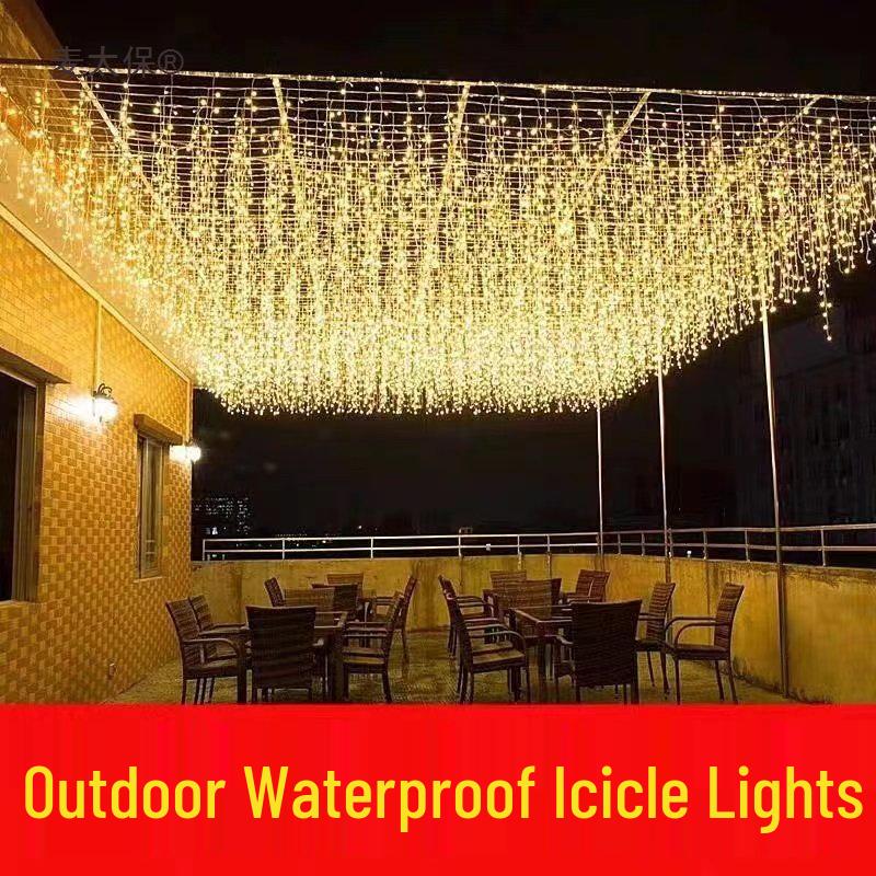 Outdoor Waterproof LED Star Icicle String Lights Default