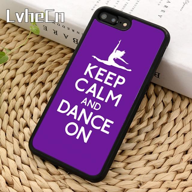Keep Calm And Just Dance Phone Case For iPhone 17 Air 14 15 16 16e 13 12 Max Cover For Apple 11 Pro Max Plus