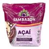 SAMBAZON Usøtet Acai Smoothiepakke (100 g x 4 poser) x 3 enheter