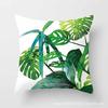 Fashion Tropical Plant Polyester Pillow Case Office Fabric Sofa Cushion Cover Home Polyester Pillow Case