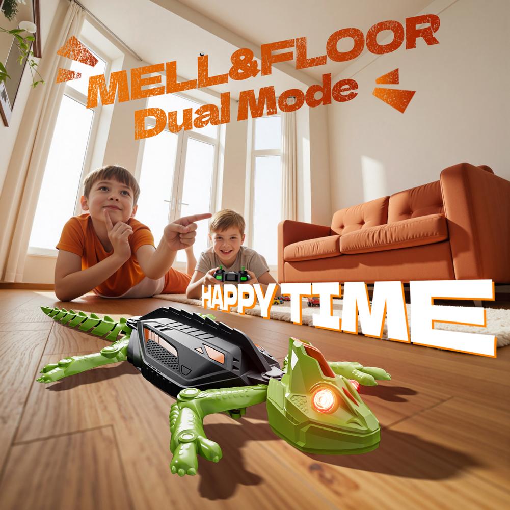 Biomimetic RC Wall Climbing Lizard Robot Toy Remote Control Gecko Climbs Glass Smooth Wall