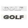 1 Stück 3D ABS Golf Logo Auto Buchstaben Logo Aufkleber Heckstoßstange Abzeichen Auto Heckklappen Emblem Aufkleber Zubehör für Volkswagen Golf VW UT8