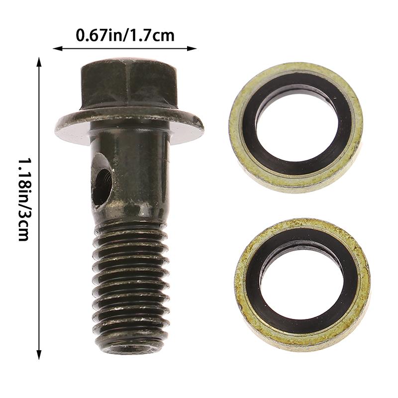 

1 шт. M8/M10X1.25 главный тормозной цилиндр мотоцикла масляный шланг винт банджо болт мотоцикл универсальная трубка трубки винты болты