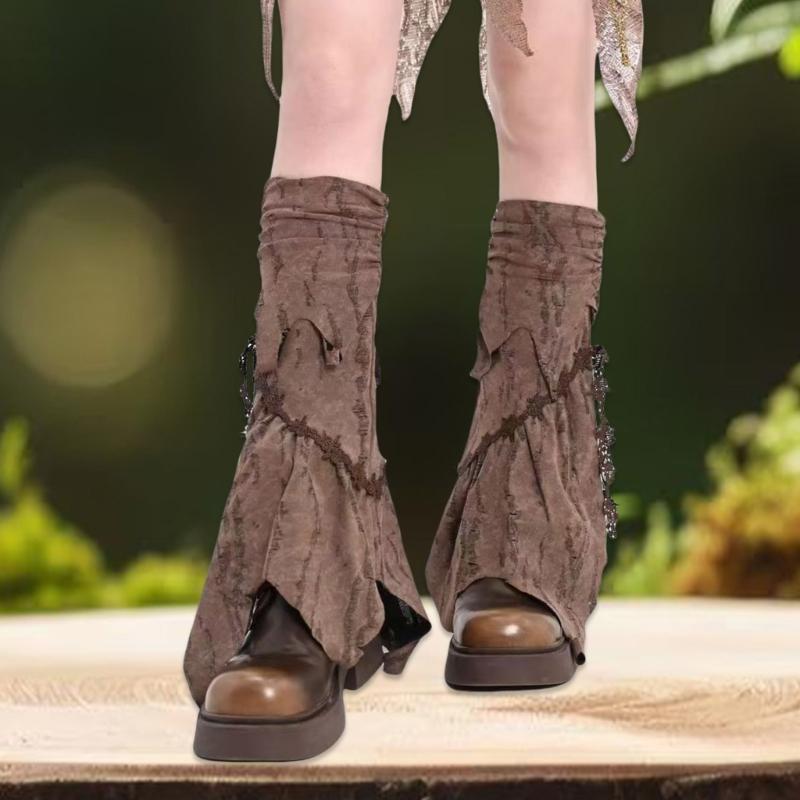 Sweet Cool Leg Warmers for Girls Women Gifts Japanese Lolitas Leg Warmers Punk Harajuku Leg Cover Knee Highs Stockings