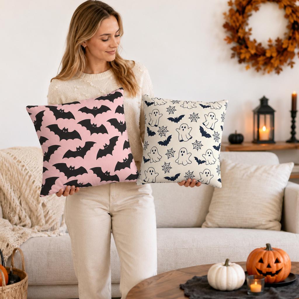 Halloween Cover Printed Sofa Cushion Cover for Holiday Home Decor