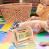 Color Shape Cognition Ball Drop Kids Toy Wooden Ball Busy Drum Toy  Birthday Present