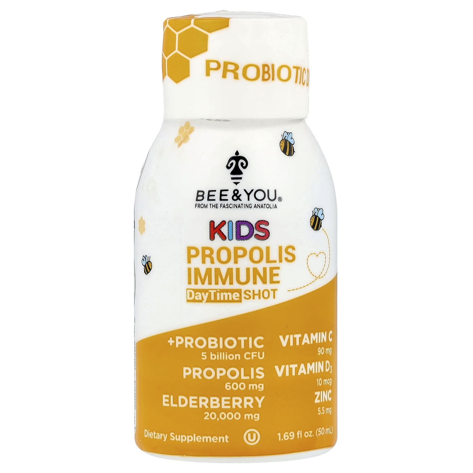 

Bee & You, Children s Propolis Immune Boost Weekly Shot, 50Ml (1.69Fl Oz)