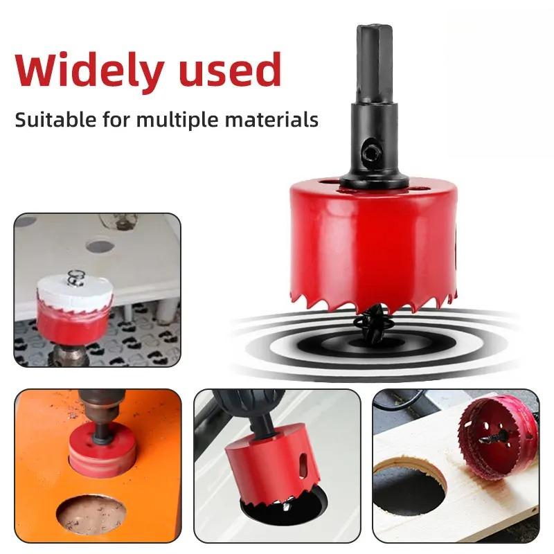 Hole Saws Drilling for Wood Plastic PVC Thin Sheet Aluminum Alloy 16mm-100mm DIY Woodworking Forester Bit Metal Cutting