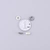 S925 Sterling Silver 3D Flower Bud Spacer Beads for DIY Crystal Bracelet Jewelry
