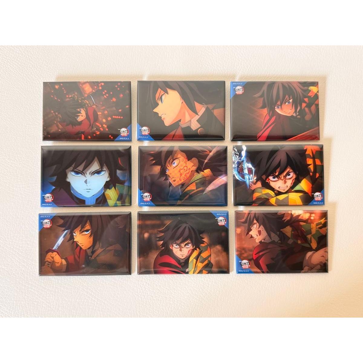 Used Demon Slayer: Kimetsu no Yaiba Giyu Tomioka Omnidirectional Collection Can Badge Set of 9