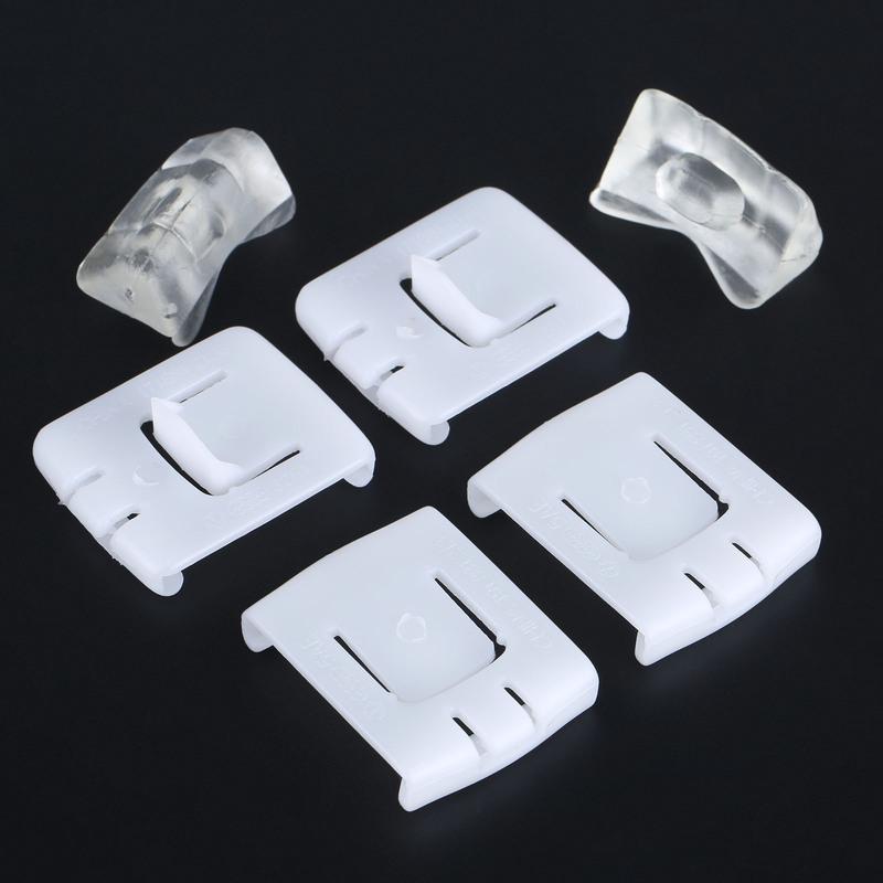 2Sets Car Fastener Rail Runner Clip Sliders Guide 191-881-213 Seat Rail Runner Slider Guide Clip 435881203A Car Replacement Part