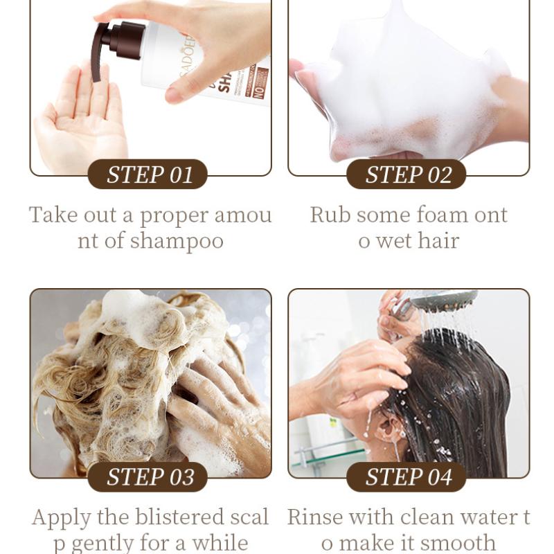 Coconut Shampoo SADOER Amino Acid Cleansing Refreshing Shampoo 500ml