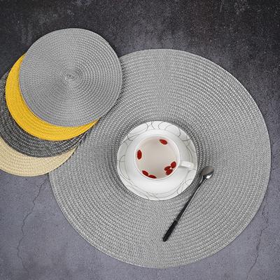 European and American Wind Waterproof and Oil Resistant About 38cm Round Placemat