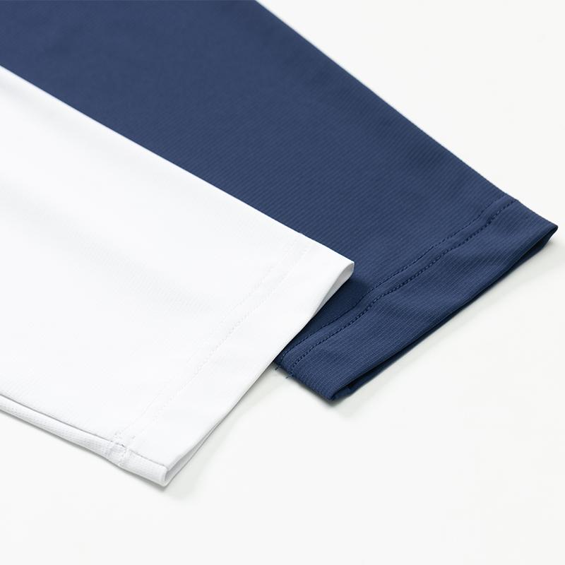 Mizuno Atmungsaktives Schnelltrocknendes Pullover Langarm Badmintonshirt Unisex Oberteile Blau Rot Weiß C2CA43Z128