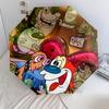 Ren and Stimpy  pattern, automatic folding umbrella, portable and foldable design, 8 ribs, a Christmas or birthday gift.