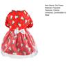 Beautiful Xmas Tree Pattern Eye-catching Pet Clothing Christmas Festival Skirt for Winter