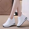 2025 Women's Thick Soled Sports Shoes Spring New Mesh Breathable Casual Shoes Fashionable Height Increasing Travel Shoes