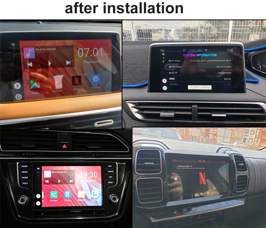 Quad-Core 2+32G Android 7.0 For Carplay Ai Box Car Multimedia Player Mirror Link