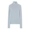 Women's Seamless Wool Turtleneck Knit Base Layer Shirt