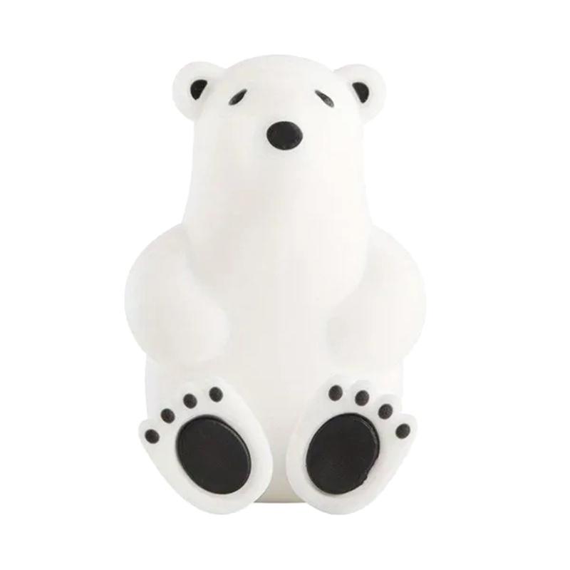 

Настенные стойки на присосках Очаровательный держатель для зубных щеток в виде белого медведя Креативная домашняя стойка для хранения без сверления Бытовые товары