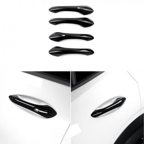 4pcs Glossy Black Exterior Door Handle Cover Trims For Chevrolet Trax 2024 2025