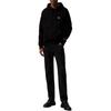 Calvin Klein Solid Color Letter Hoodie Long Sleeve Sweatshirt Men Tops Black J30J315713-BAE