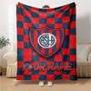 Name Custom San Lorenzo Logo Print Flannel Blanket High Quality Warm Comfortable Cover for All Seasons Perfect for Gifts Home Decor
