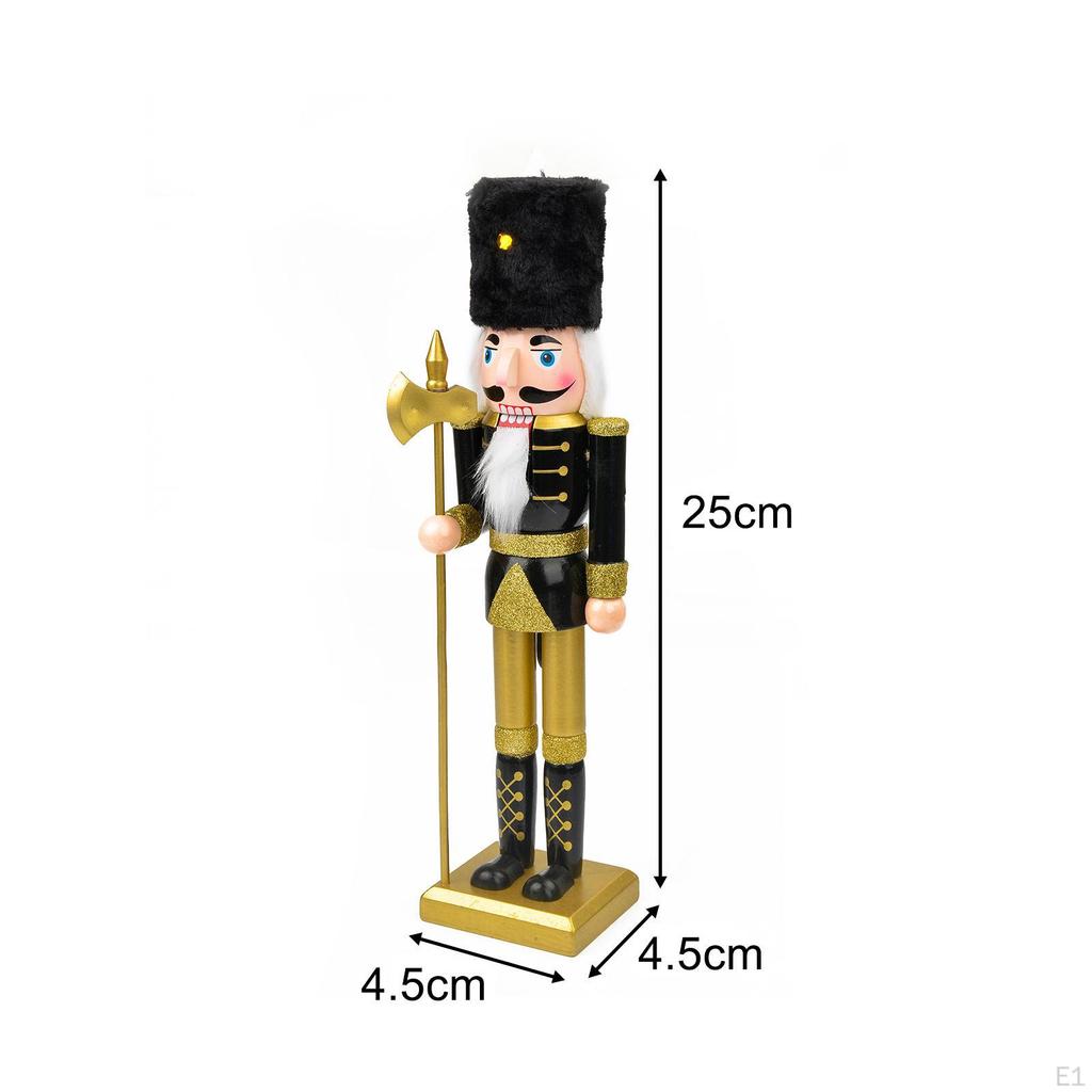 4 Pieces Nutcracker Ornaments Figurines Classic Style Decorative Unique Gifts Xmas