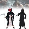 Stylish Polyester Halloween Demon Grim Reaper Cosplay Outfit For Children