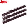 1/10x Plastic Anti-Bird Spikes Garden Anti-theft Deterrent Spikes Fence Wall Pigeon Cat Proof Prevent Tools Anti Climb Cat Spike 4