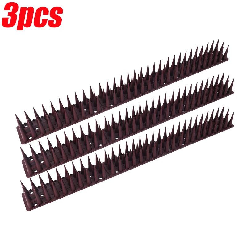1/10x Plastic Anti-Bird Spikes Garden Anti-theft Deterrent Spikes Fence Wall Pigeon Cat Proof Prevent Tools Anti Climb Cat Spike 4