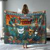 Octonauts Print Flannel Blanket High Quality Warm Comfortable Cover for All Seasons Perfect for Gifts Home Decor