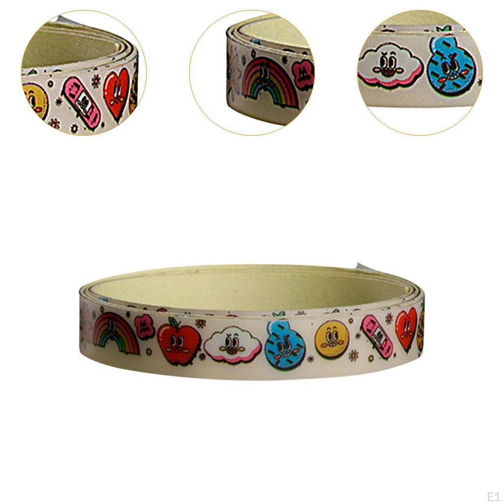 Kantband för bordtennisracket, 8,5 mm bredd Skydd Gummi och Racketblad