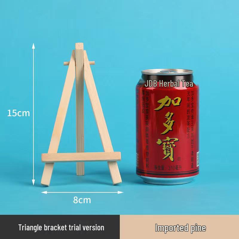 Children's Mini Folding Wooden Easel Tripod for Tabletop Art Display