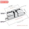Invisible Door Touch Buckle Silent Door Stopper Adjustable Door  Suction  Furniture