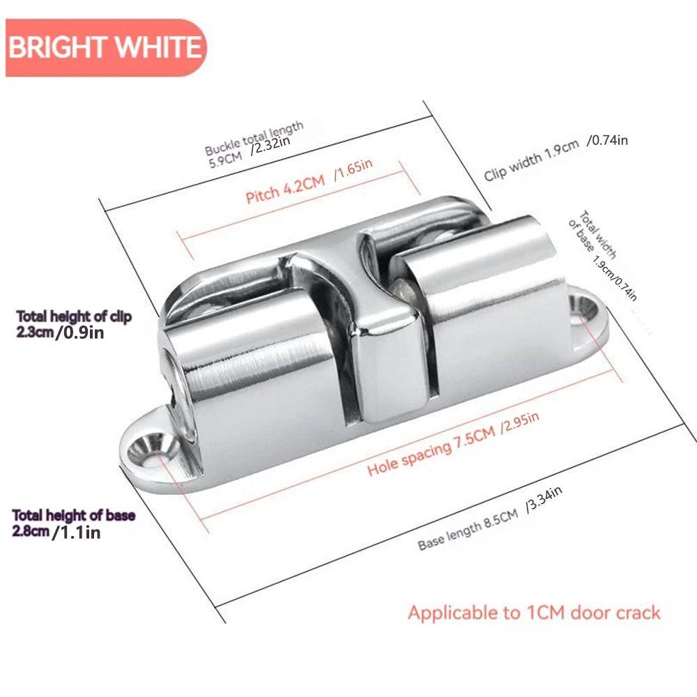 Invisible Door Touch Buckle Silent Door Stopper Adjustable Door  Suction  Furniture