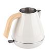 1.7L Electric Kettle Retro Wood Grain Dry Boil Protection Home Electric Kettle with Temperature