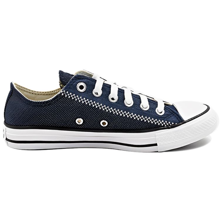 Converse Chuck Taylor All Star Trendy Low Top Canvas Sneakers Unisex Sneakers Dark-Blue A00780C