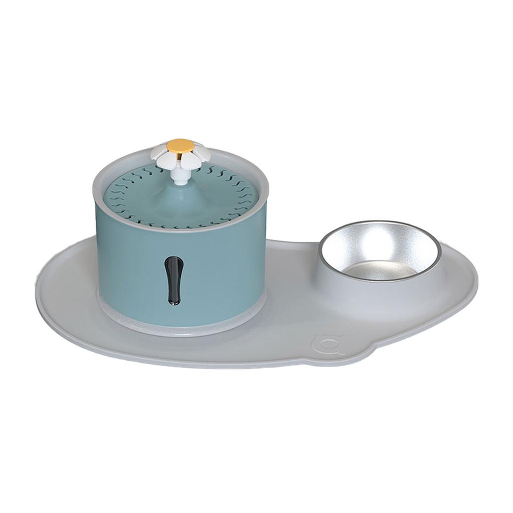 Pet Smart  Dispenser With Automatic Circulation, Live Water, Drinking Water Purification And Filtration, Low Noise Cats Water Feeder And Bowl Set