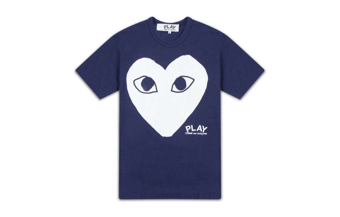 

CDG Play T Shirt Unisex Marine Blue AZ-T180-051-1 M
