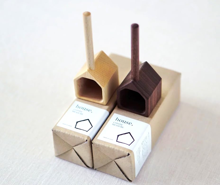 TORCH Coffee Measure House Walnut Coffee Bean Measuring Spoon (A)