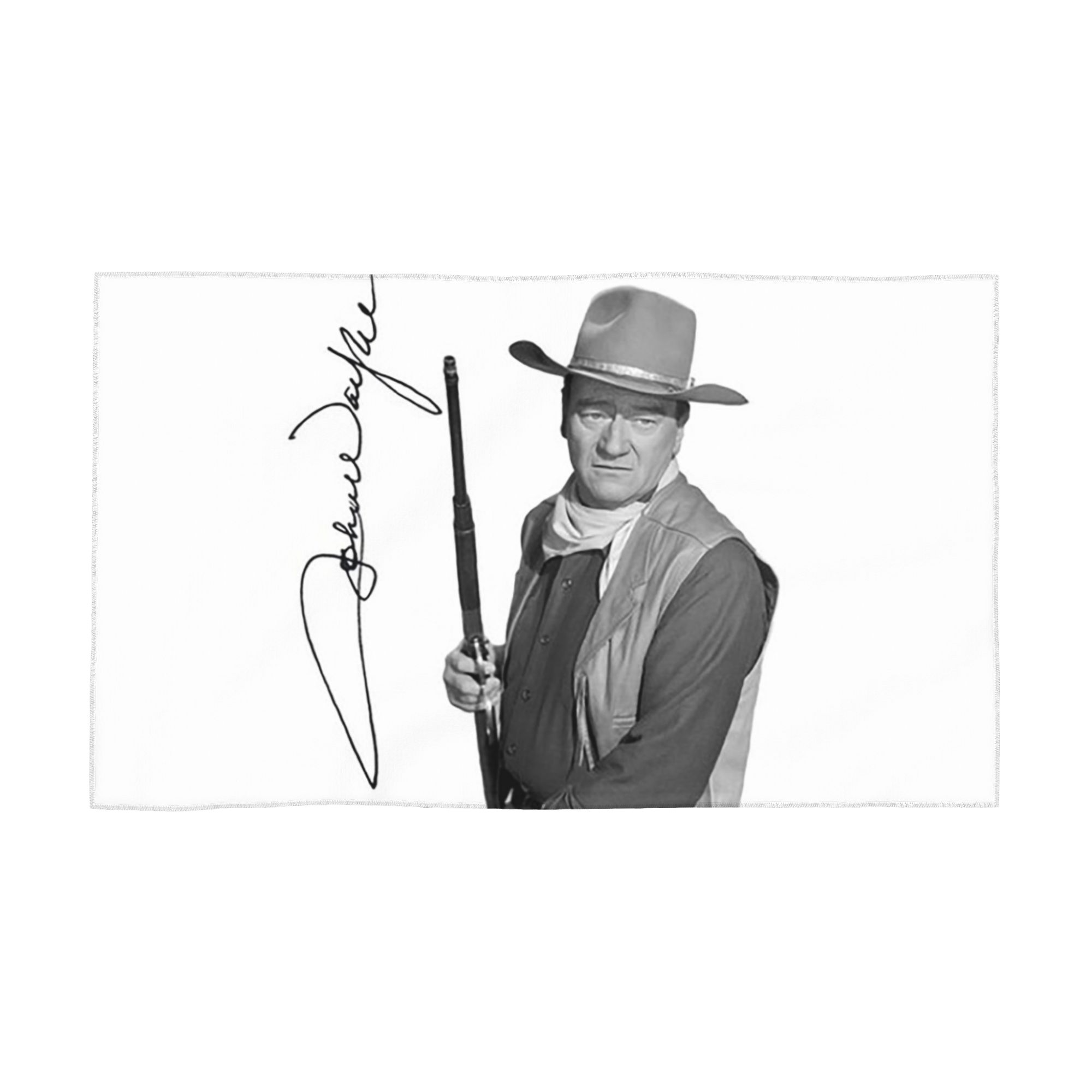 Джон Уэйн Signature The Duke Мягкое лицо Полотенце Быстросохнущее Бассейн Ванная Хлопковые Полотенца Дышащие W30*H60(CM)
