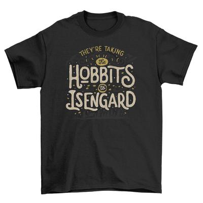 Hobbit a Isengard - Maglietta Divertente per l'Amante dell'Avventura! 100% Cotone, Unisex