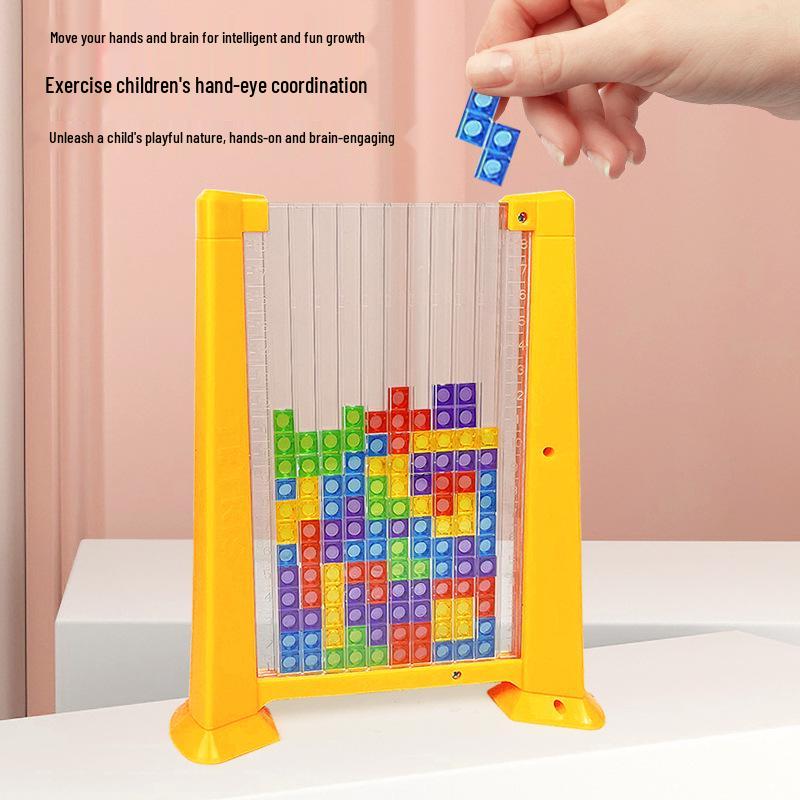 Cross-Border Children's Educational Tetris Puzzle Building Blocks Game