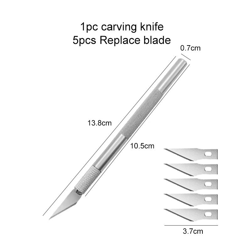 Wooden Handle Carving Knife Electric Carving Pen Household Handmade DIY Tools Sharp Arts Handicrafts Cutting Crafting TMZ
