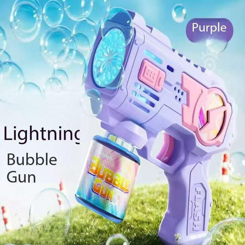 Fully Automatic Space Bubble Blowing Toy Bubble Gun Outdoor Bubble Machine for Kids Soap Bubble Summer Toys Children Gifts