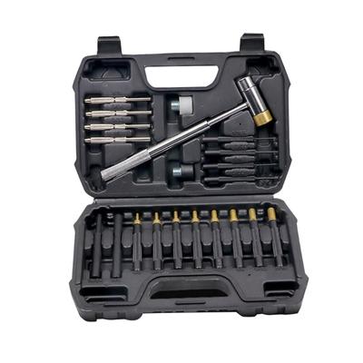 Roll Pin Punch Set Dubbelsidiga metallhammare Portable Hand Tool Starter Press Set Gunsmithing Hole Punch